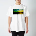 和楽家わたのやのwatanoya'23 sunset スタンダードTシャツ