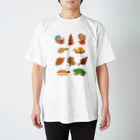 すずの木洋品店の古生物柄 Regular Fit T-Shirt