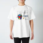 Daisan Wormholeの人工惑星・停泊/ロゴFront Regular Fit T-Shirt