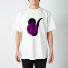 雪兎の蛇【エクセルアート】 Regular Fit T-Shirt