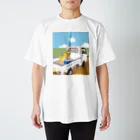とやまソフトセンターの柴と軽トラ by O-chan Regular Fit T-Shirt