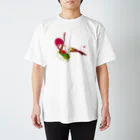 レトロイドのギターを持つ小悪魔 Regular Fit T-Shirt