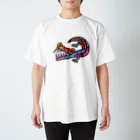 ゆるっと北欧デザイン♪Pahvi Elukat パフヴィ・エルカットのKrokotiiliくん　フィンランドのワニ Regular Fit T-Shirt