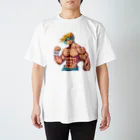 桃旦那 SUZURIのネタ:アニメ:筋肉 Regular Fit T-Shirt