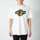 ラクダイズスーパースターの山縄手TOP EATER スタンダードTシャツ