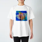 onmycolorの楽描き店のくらげーぬ・くらげーる　さん スタンダードTシャツ