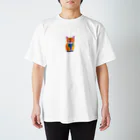 Polar Bear Shopの猫（カラフル） Regular Fit T-Shirt