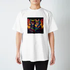 Daruma-StoreのDJ cats | ２匹の猫 Regular Fit T-Shirt