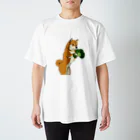 パンプアップ柴Hachiのパンプアップ柴Hachi（ブロッコリーver） スタンダードTシャツ