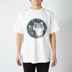 まりもの宇宙ユキヒョウ スタンダードTシャツ