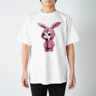 animal canvasのthe Rabbit！ Regular Fit T-Shirt