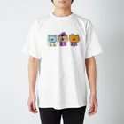 くまこのハロウィンくまトリオ Regular Fit T-Shirt