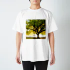 knurinの癒しウッド Regular Fit T-Shirt