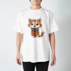 animal canvasのthe cat！ Regular Fit T-Shirt