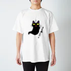 不思議な水曜日のお化けにゃんこ Regular Fit T-Shirt