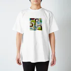 midcentury-placeのデザインタイプD_01 Regular Fit T-Shirt