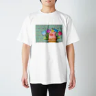 デザインハウスピリカのHAPPY CUTE PIGLET Regular Fit T-Shirt