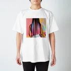 Curie Landのレインボー系＊女子 Regular Fit T-Shirt