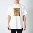 honhon180のピンクガネーシャ Regular Fit T-Shirt