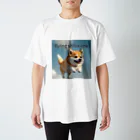 五右衛門商店のflying shibaｰinu Regular Fit T-Shirt