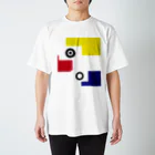 NOのTHREE SQUARE Regular Fit T-Shirt