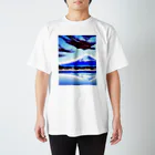 富士山アート倶楽部の富士山はいかがでしょう　冬 Regular Fit T-Shirt