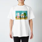 アプリコワークスのくまちゃん・みんなでお散歩 スタンダードTシャツ