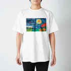 社会福祉法人　真奉会の2023.9ワークショップあいら（壁画） Regular Fit T-Shirt