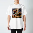 FACTORY MOWのスケートボードの男の子 Regular Fit T-Shirt