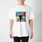 Send8の軽快パンダ スタンダードTシャツ