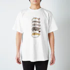 とっとのずんどうネコタワー Regular Fit T-Shirt