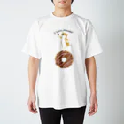 真希ナルセ（マキナル）のI love donuts!（赤柴） Regular Fit T-Shirt