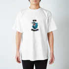 Ai蜂谷流歌によるオシャレ販売のむきむき　サメ　Shark スタンダードTシャツ