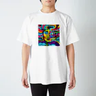 ばぶるもあの靡かれる女性 Regular Fit T-Shirt