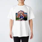 KAZAHANAの爆走ガール Regular Fit T-Shirt
