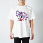 KIWAENGINEERINGの雷神さん Regular Fit T-Shirt