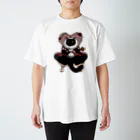 Lipsum_sapporoのハートの黒猫女王 Regular Fit T-Shirt