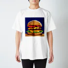 ダブル15のドット柄ビッグなチーズバーガー Regular Fit T-Shirt