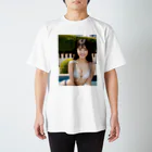 ninolilyのAI美女Tシャツ スタンダードTシャツ