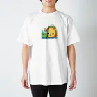 improvementのほのぼのタイム: ふわふわの時計の冒険 Regular Fit T-Shirt