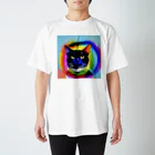 湊翔パパの趣味部屋の虹猫 Regular Fit T-Shirt