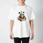 ちょいこげぐらたんのPancake Panda スタンダードTシャツ