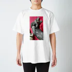 Grayの可愛げがあった頃の猫です｡ スタンダードTシャツ