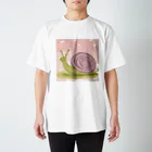 カタツムリに癒しを求めて❗の癒し系❗カタツムリ スタンダードTシャツ