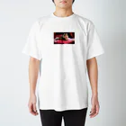 はんなり女史のピンクリボンの猫 Regular Fit T-Shirt