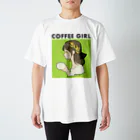 COFFEE GIRLのCoffee Girl ミモザ (コーヒーガール ミモザ) スタンダードTシャツ