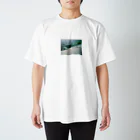 maruの堤防の自転車 Regular Fit T-Shirt