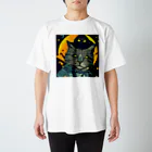 momocan1118の宇宙ハロウィンCAT Regular Fit T-Shirt