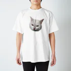 ねこぶくろさんのねこぶくろ しろ Regular Fit T-Shirt