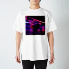 QuirkyRockeyのNEONB スタンダードTシャツ